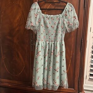 Baltic Born Light Blue Floral Dress